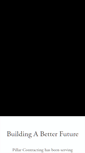Mobile Screenshot of pillarcontracting.com